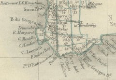 Gold Rush Era Masterpiece: The Tallis & Rapkin Rare Map of Pre-Queensland, 1851