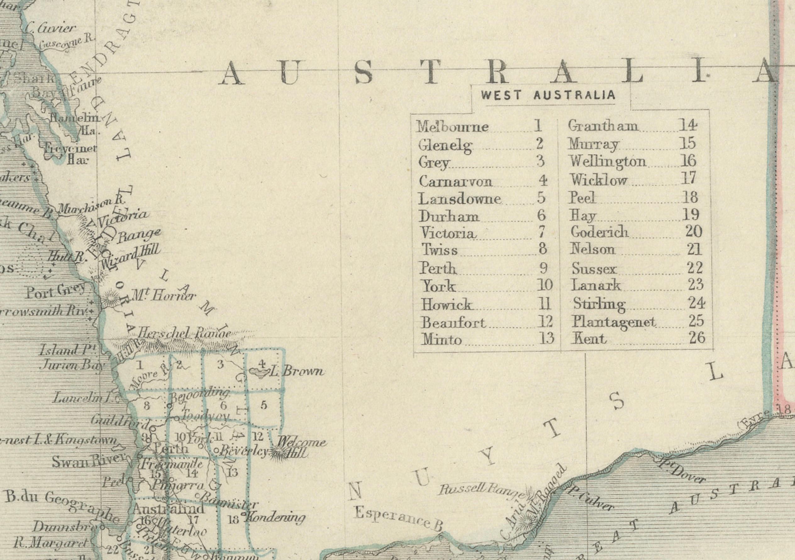 Engraved Gold Rush Era Masterpiece: The Tallis & Rapkin Rare Map of Pre-Queensland, 1851 For Sale