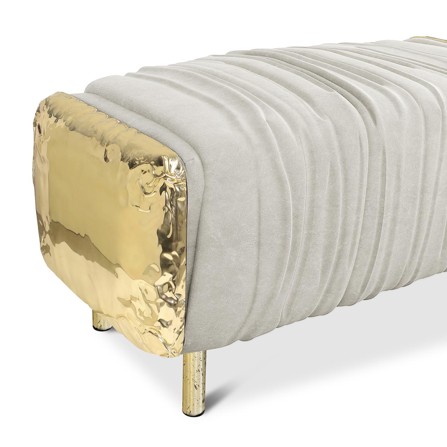 Portuguese Gold Safe Bench For Sale