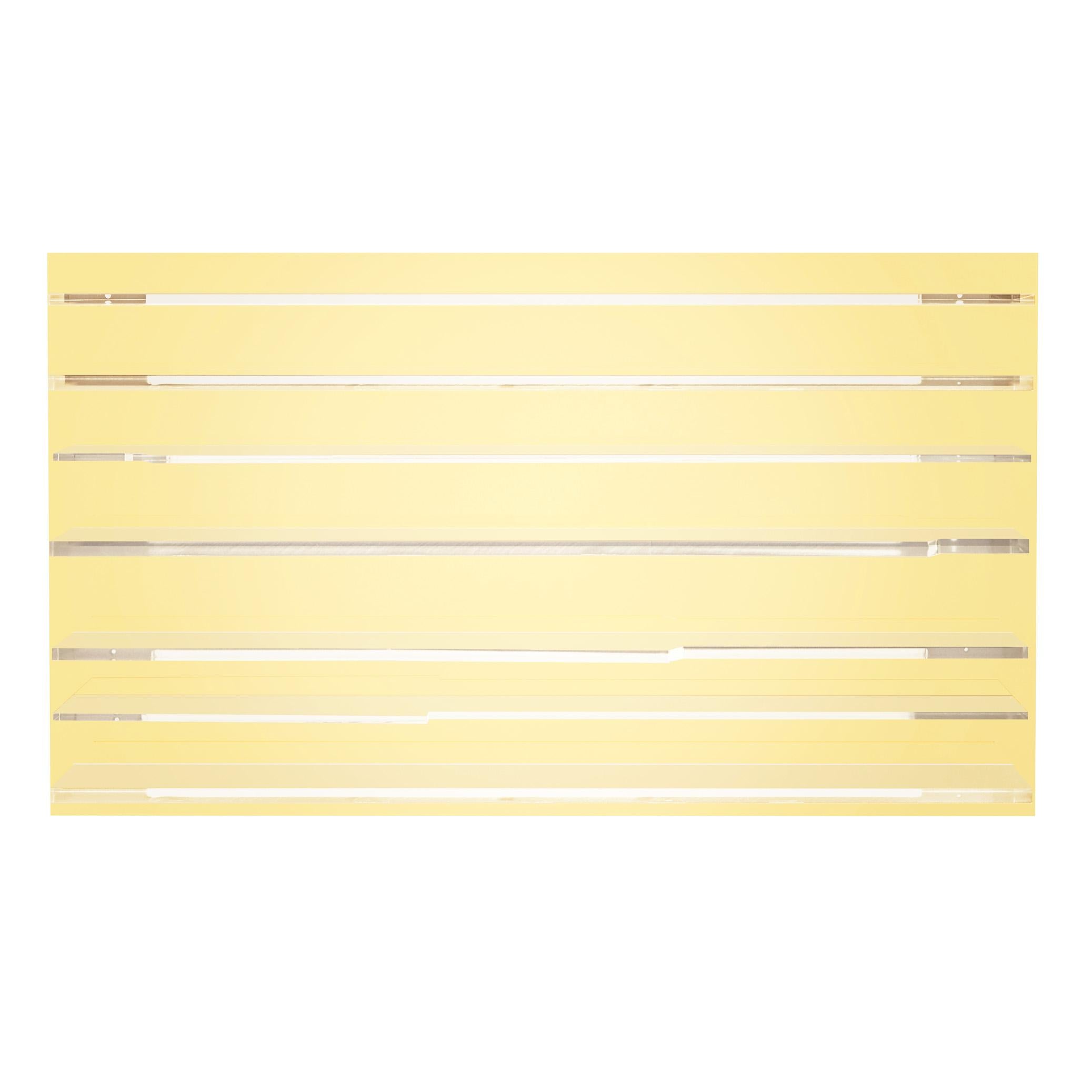 Gold Sapere Bücherregal von Migdalia Salazar, Spiegel Acrylregal (Italienisch) im Angebot