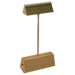Lampada da tavolo Scintilla oro di Piero Castiglioni per Fontana Arte, anni '80