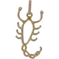 Gold Scorpio Charm or Pendant