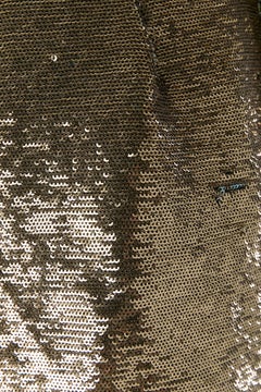 Gold sequin one shoulder mini dress ALEXANDRE VAUTHIER