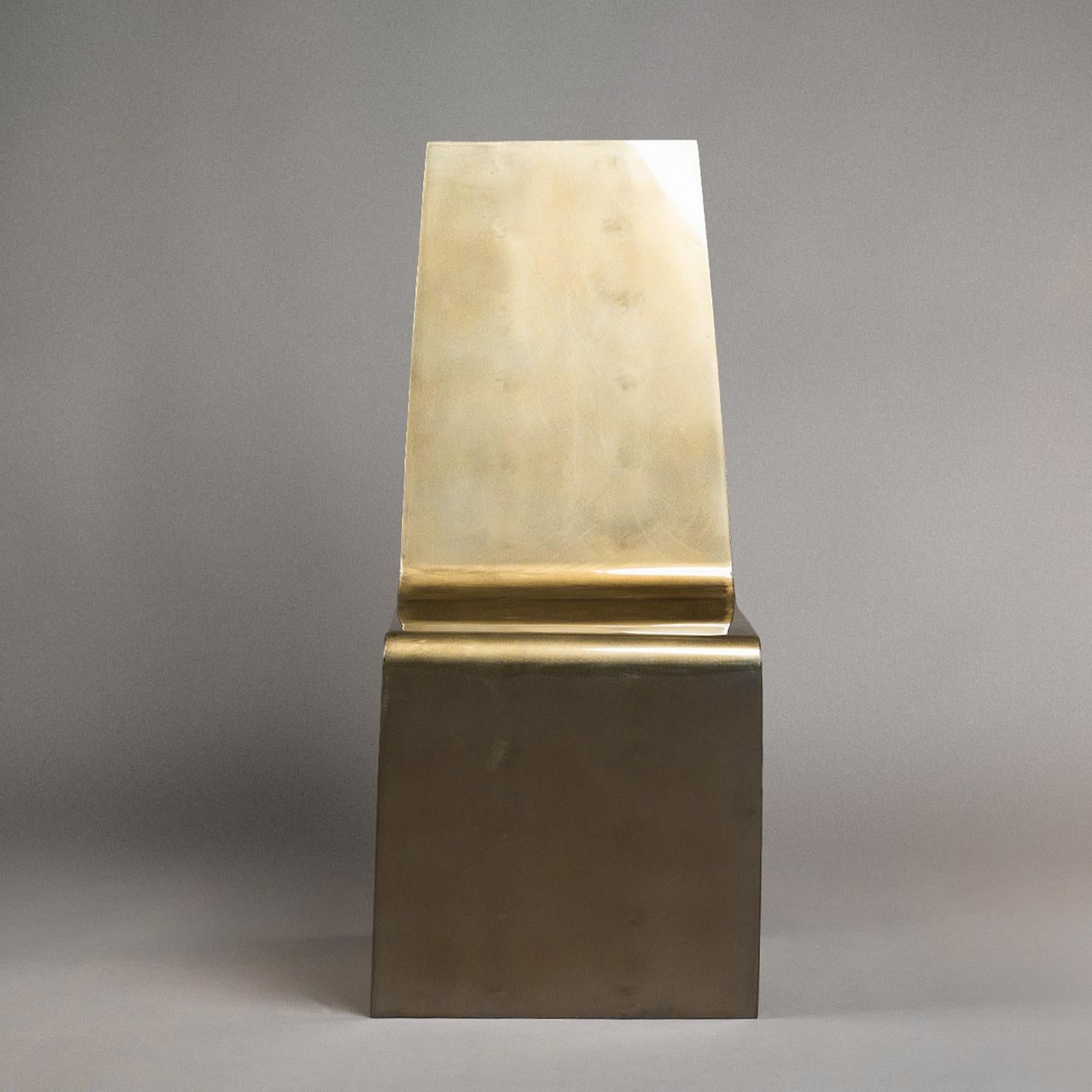Silla Tiburón de Oro de Giulia Maria Ligresti Posmoderno en venta