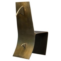 Gold Shark Chair by Giulia Maria Ligresti