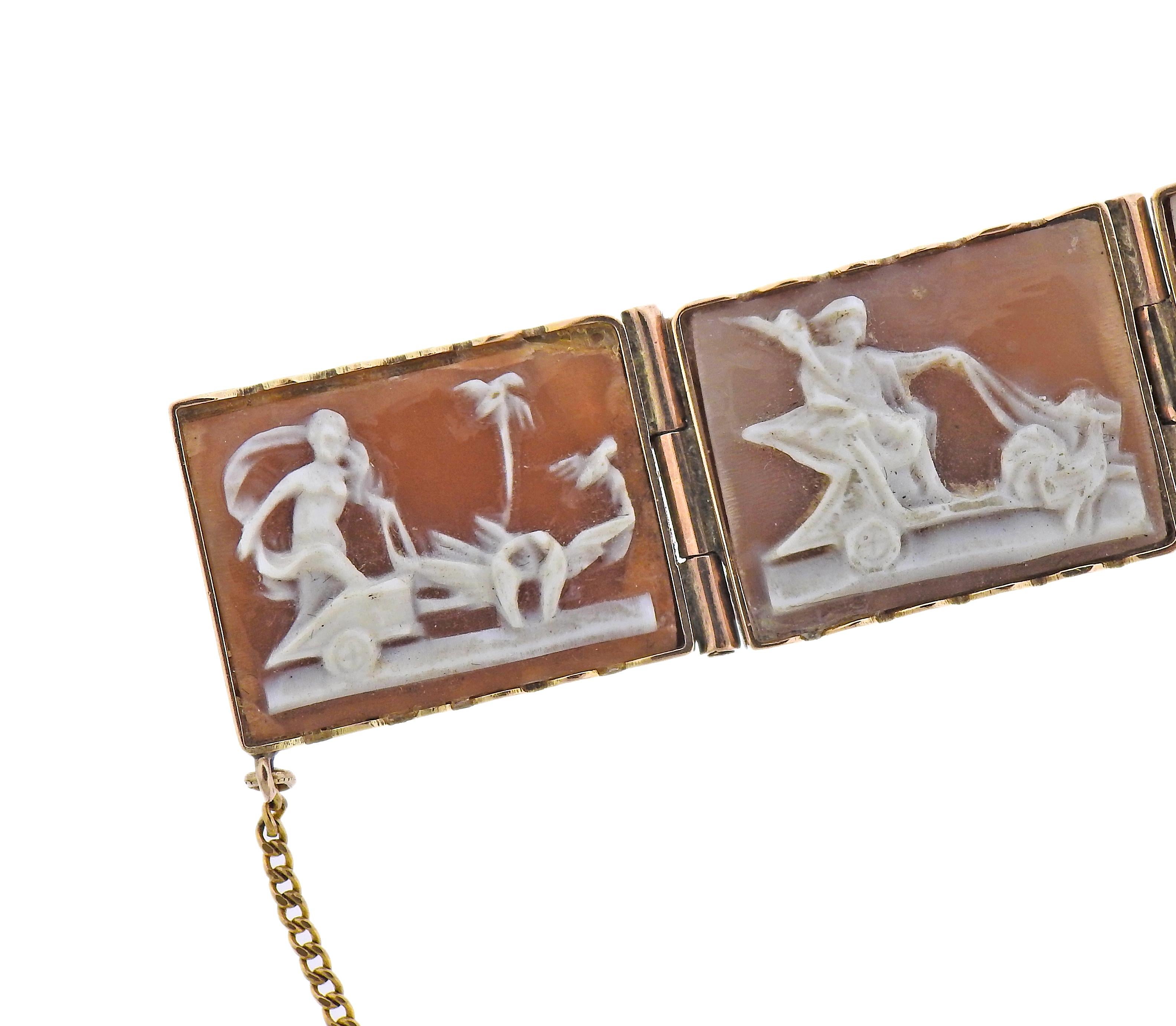 womens vintage cameo bracelets