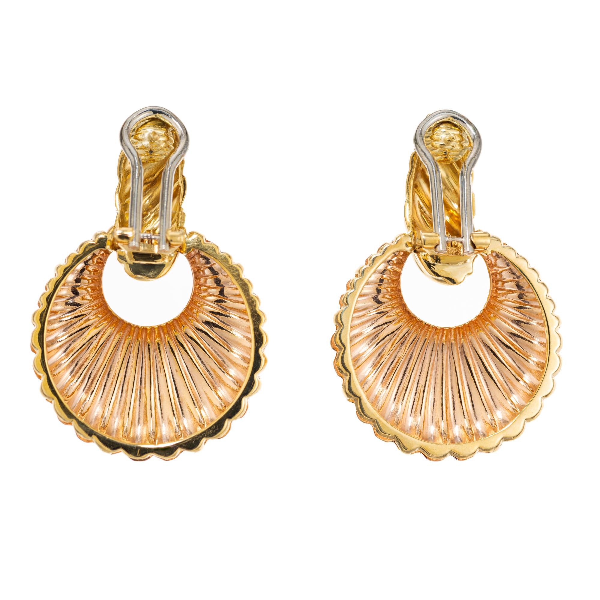 zara twisted earrings