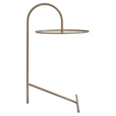 Tavolino Gold — Tavolino contemporaneo e scultoreo “Melt”, colore RAL personalizzato di oitoproducts