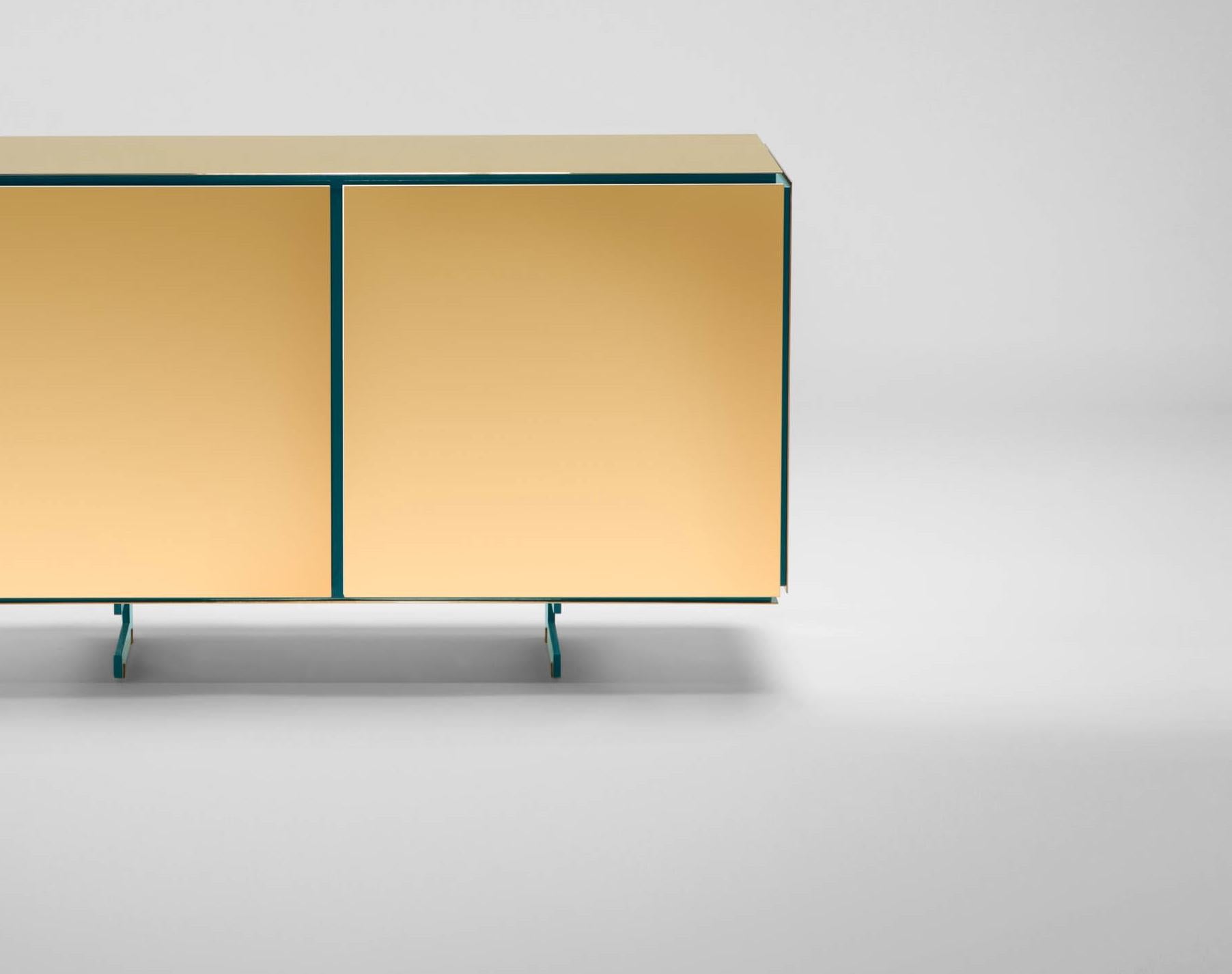 Gold Sideboard by SEM In New Condition In Geneve, CH