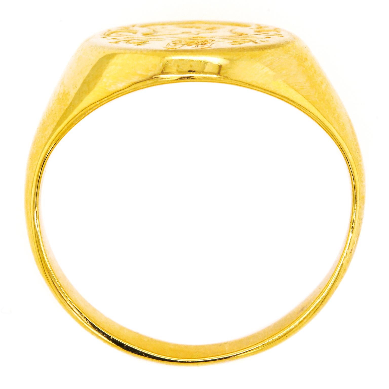 Gold Signet Ring 1