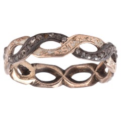 Gold Silver And Diamond Georgian Fede Engagement Ring