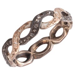 Gold Silver And Diamond Georgian Fede Engagement Ring
