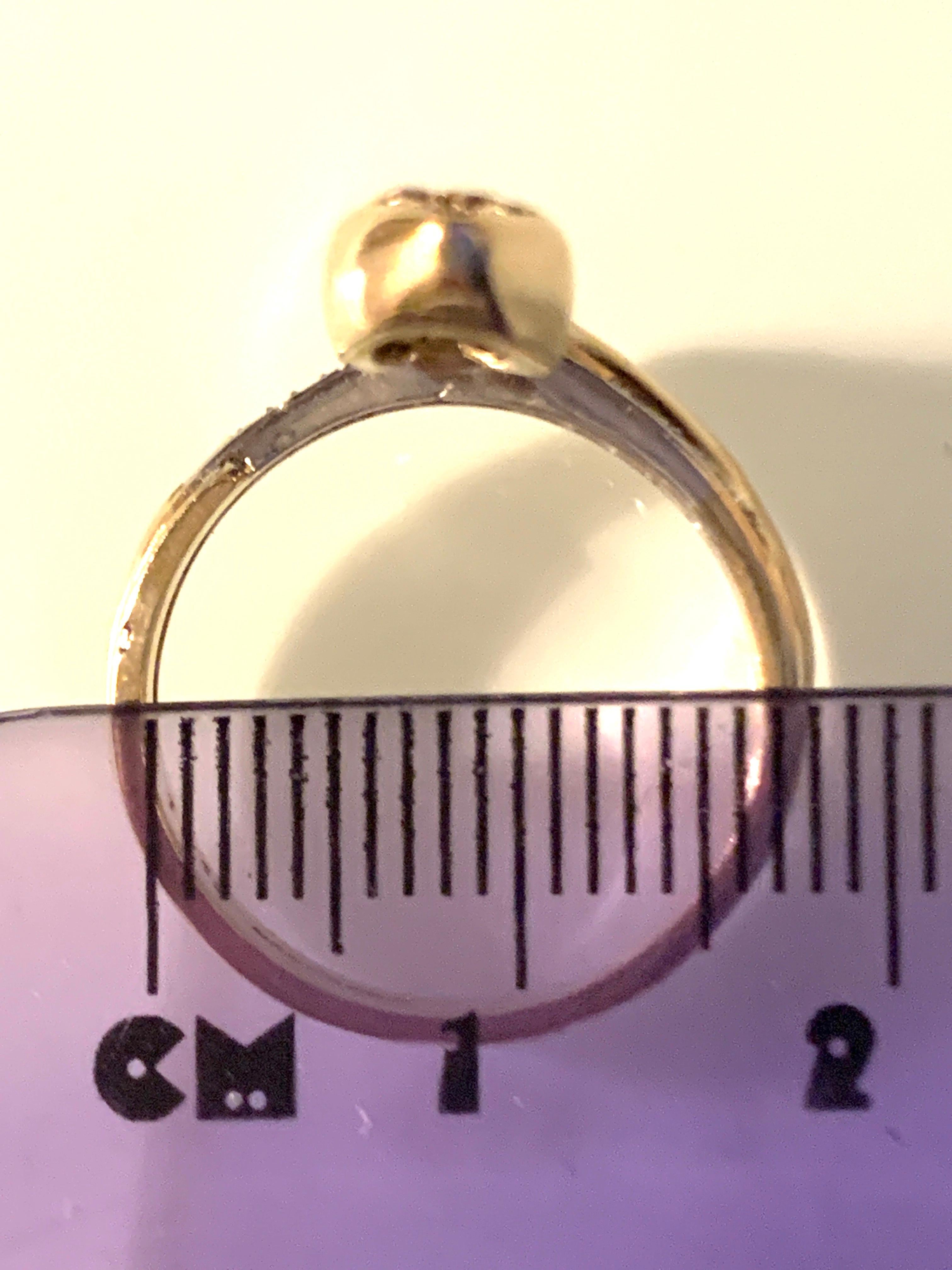 Gold Snake Ring 9ct Hallmarked For Sale 4