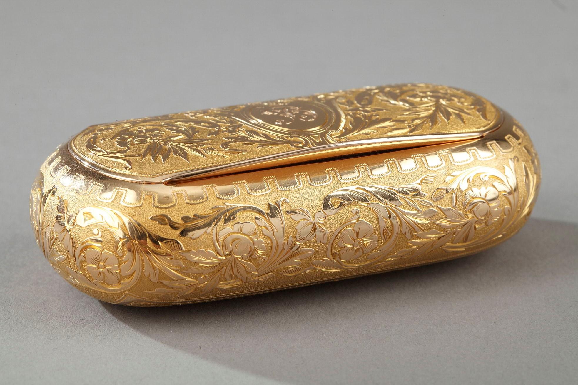 Swiss Gold Snuff Box, circa 1820-1830