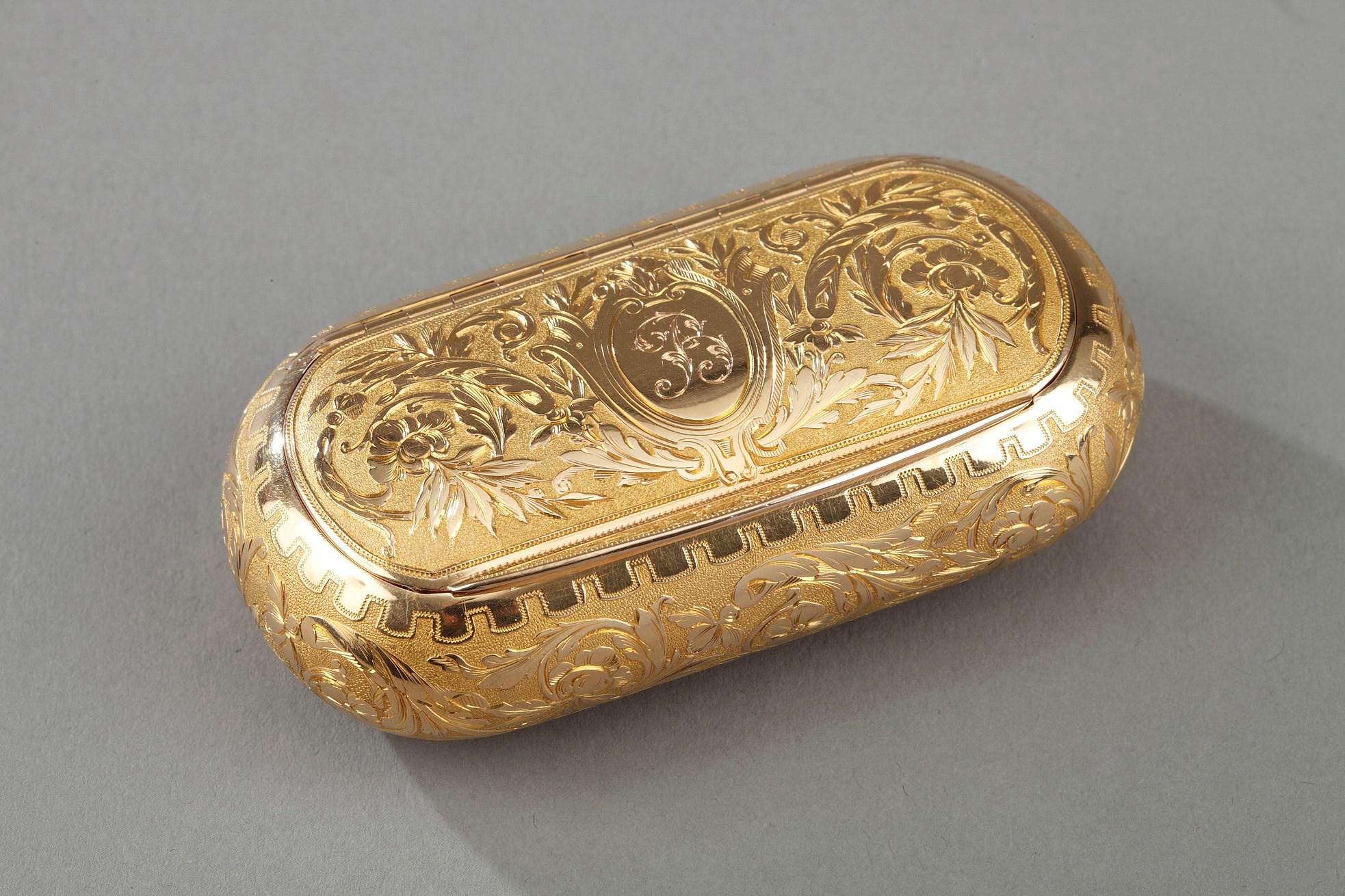 Early 19th Century Gold Snuff Box, circa 1820-1830