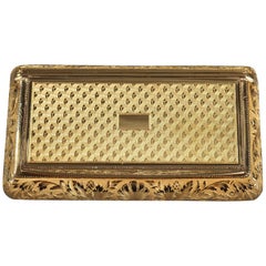 Gold Snuff Box Early, 19th Century