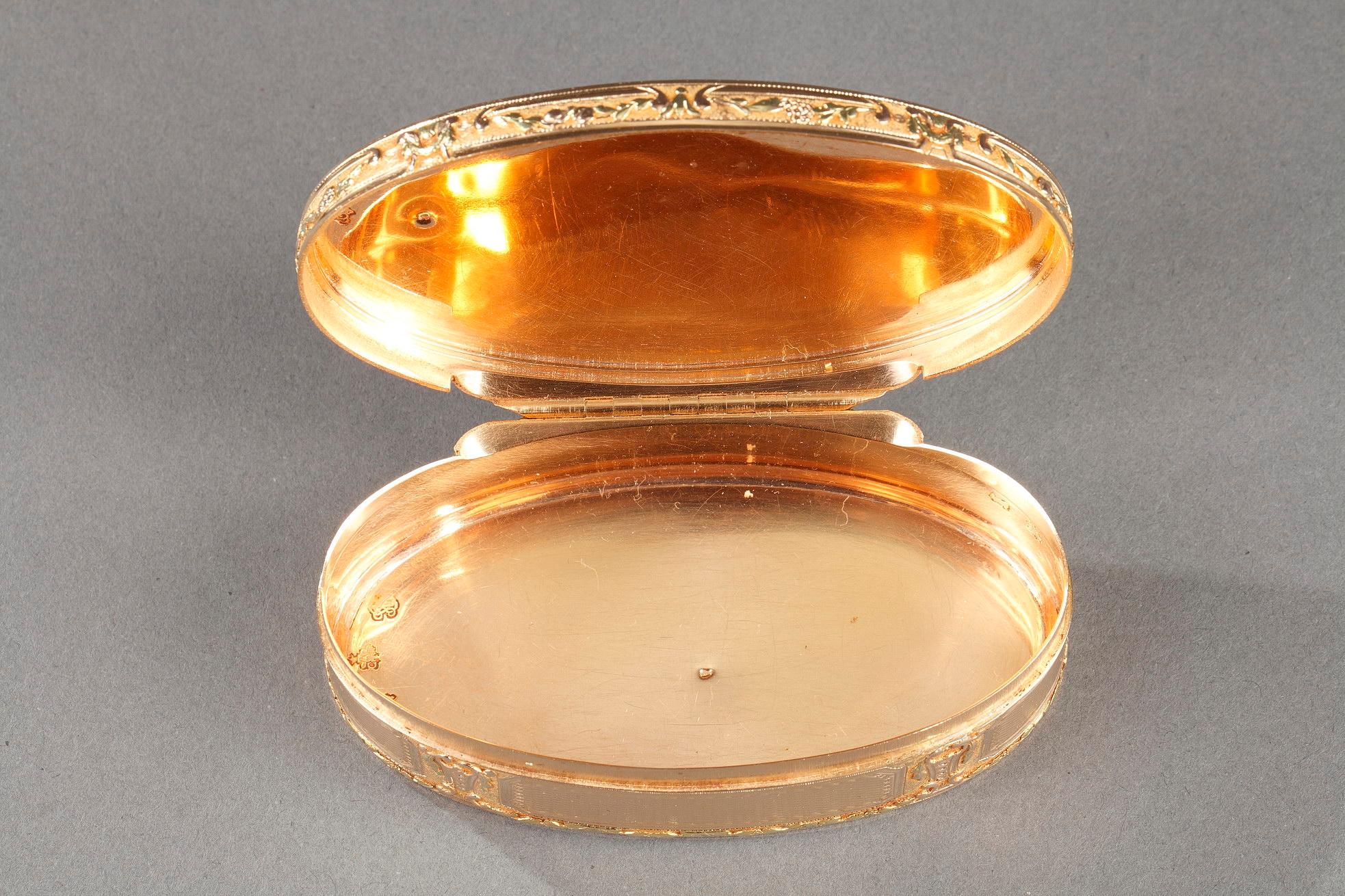 Gold Snuff Box, Louis XVI Period 5