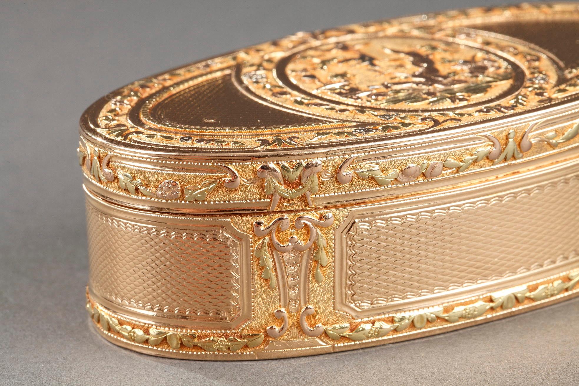 Gold Snuff Box, Louis XVI Period 1