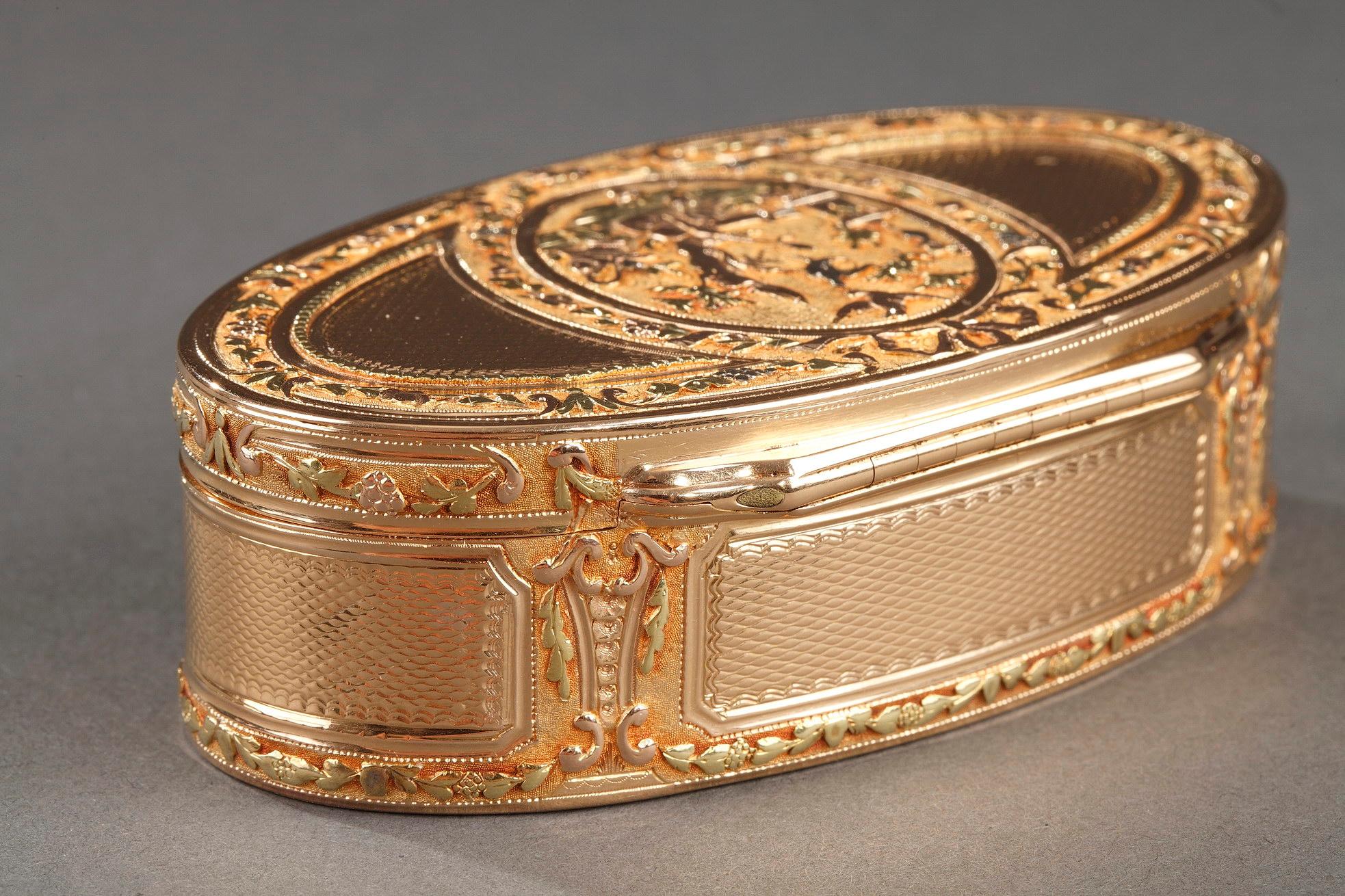 Gold Snuff Box, Louis XVI Period 2