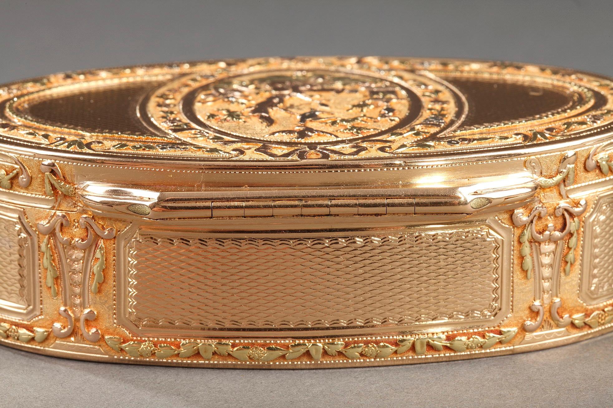 Gold Snuff Box, Louis XVI Period 3