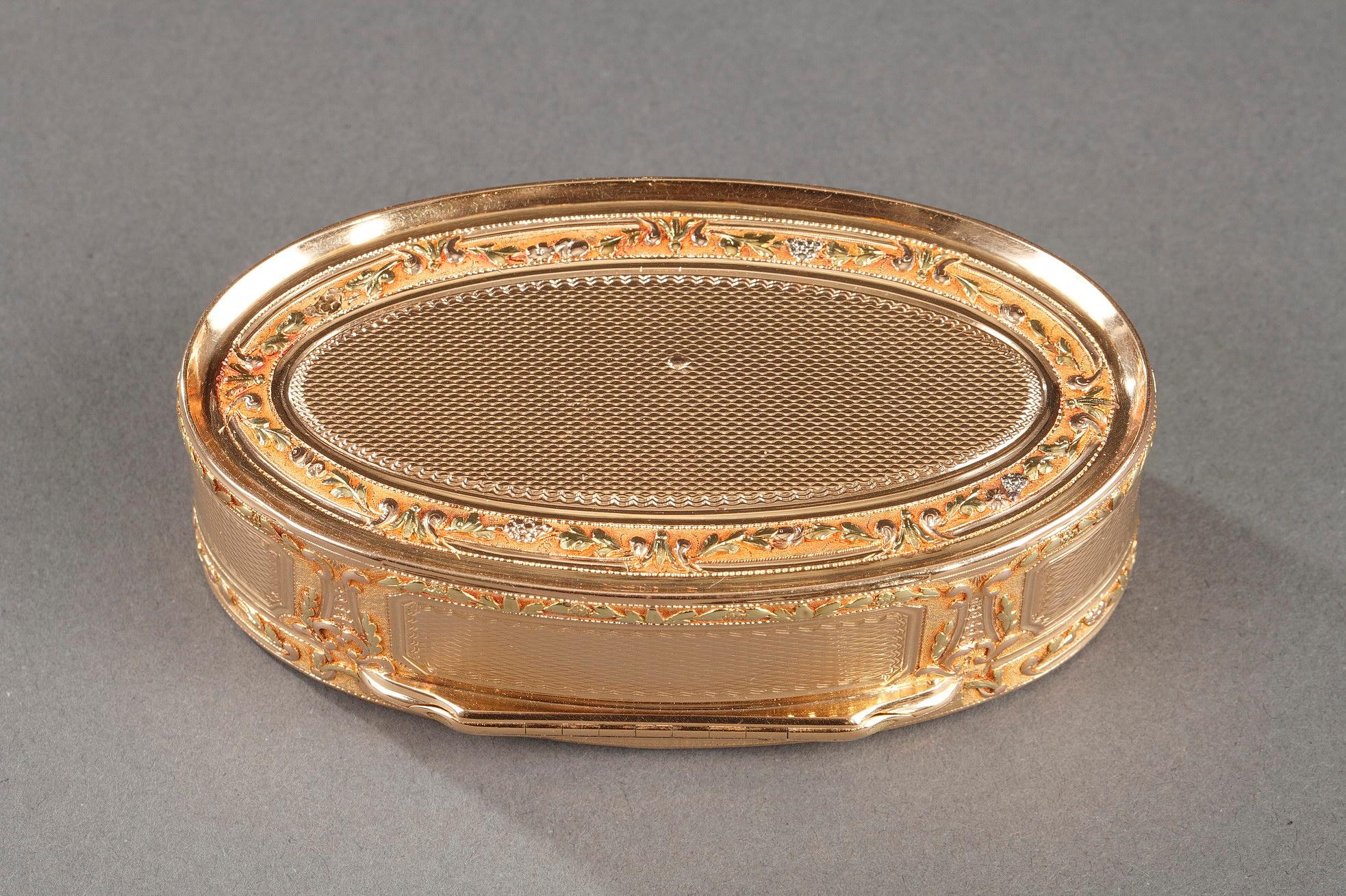 Gold Snuff Box, Louis XVI Period 4