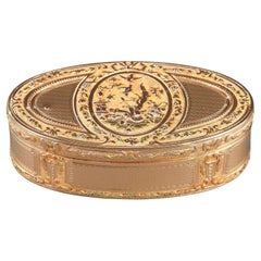 Schnupftabakdose aus Gold, Louis XVI.-Periode