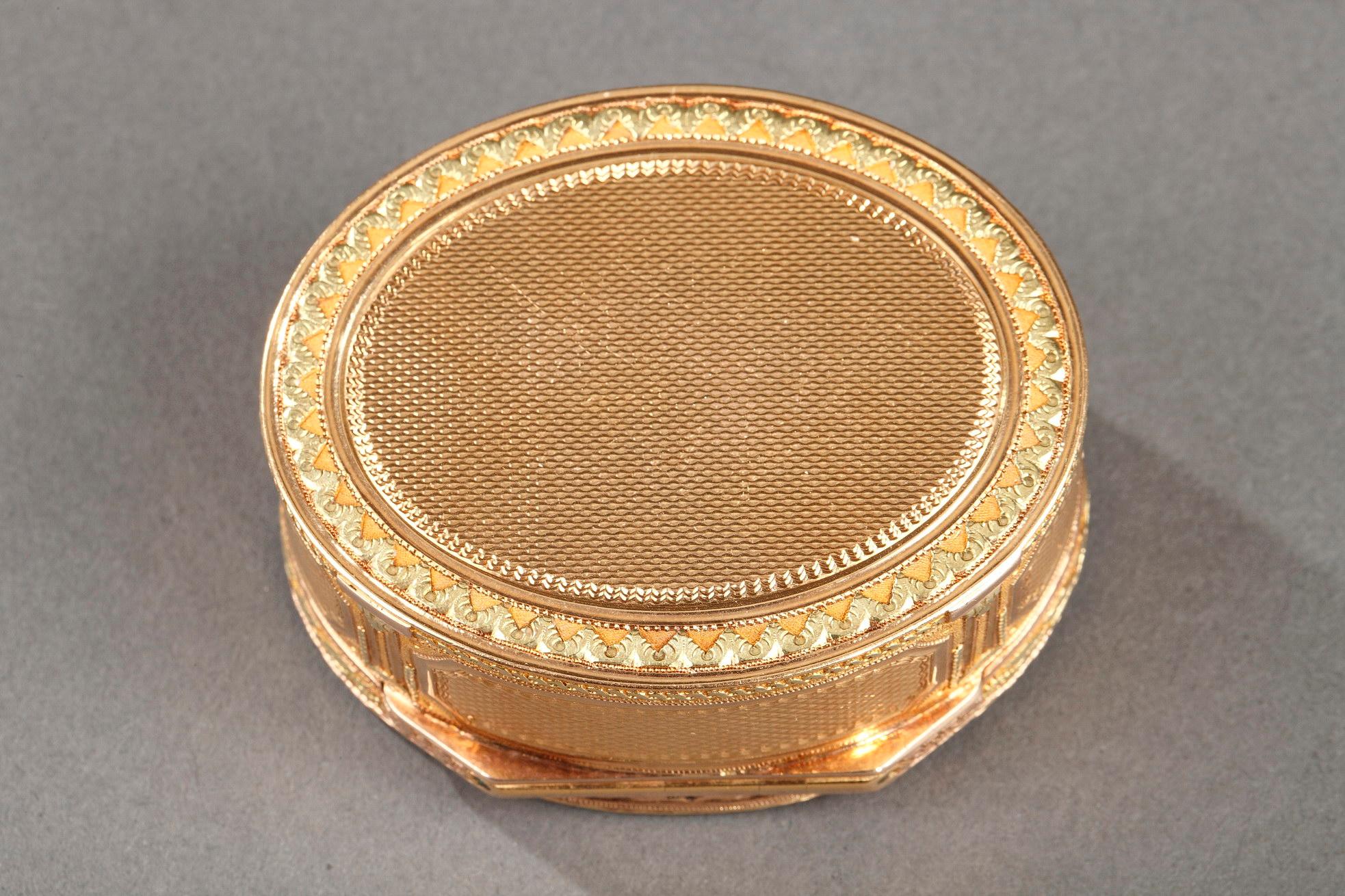 Gold Snuffbox, Louis XVI Period 7