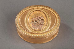 Schnupftabakdose aus Gold, Louis XVI.-Periode
