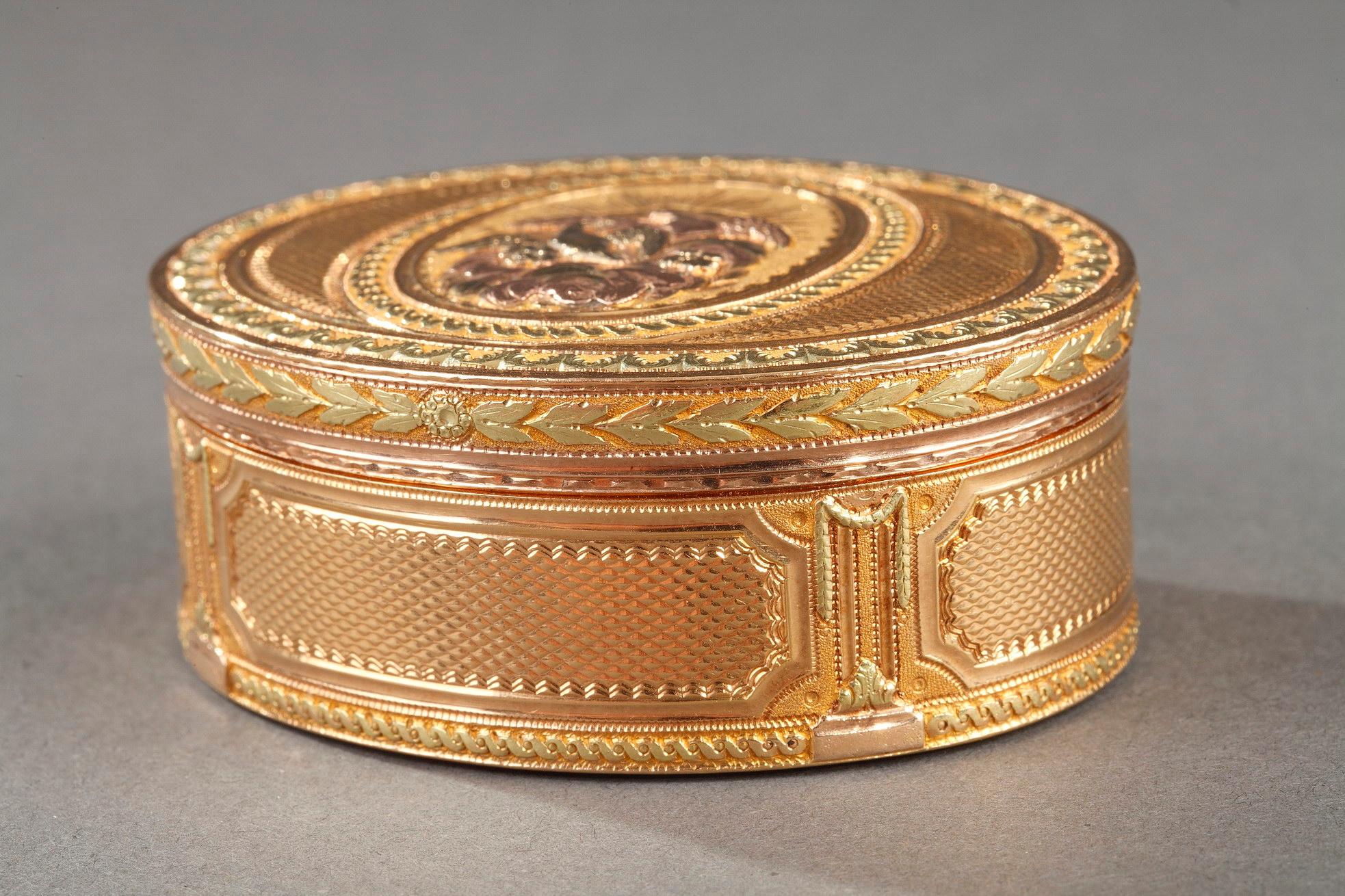 Gold Snuffbox, Louis XVI Period 3