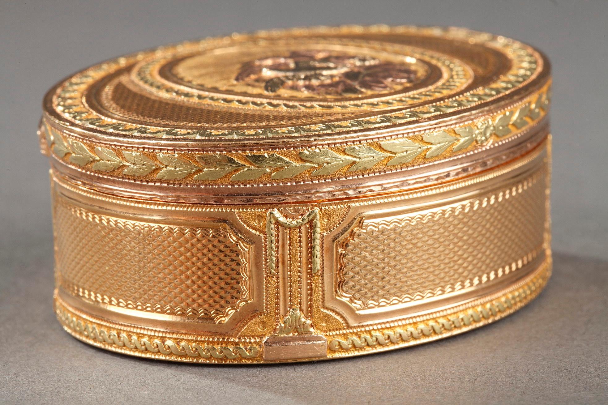 Gold Snuffbox, Louis XVI Period 4