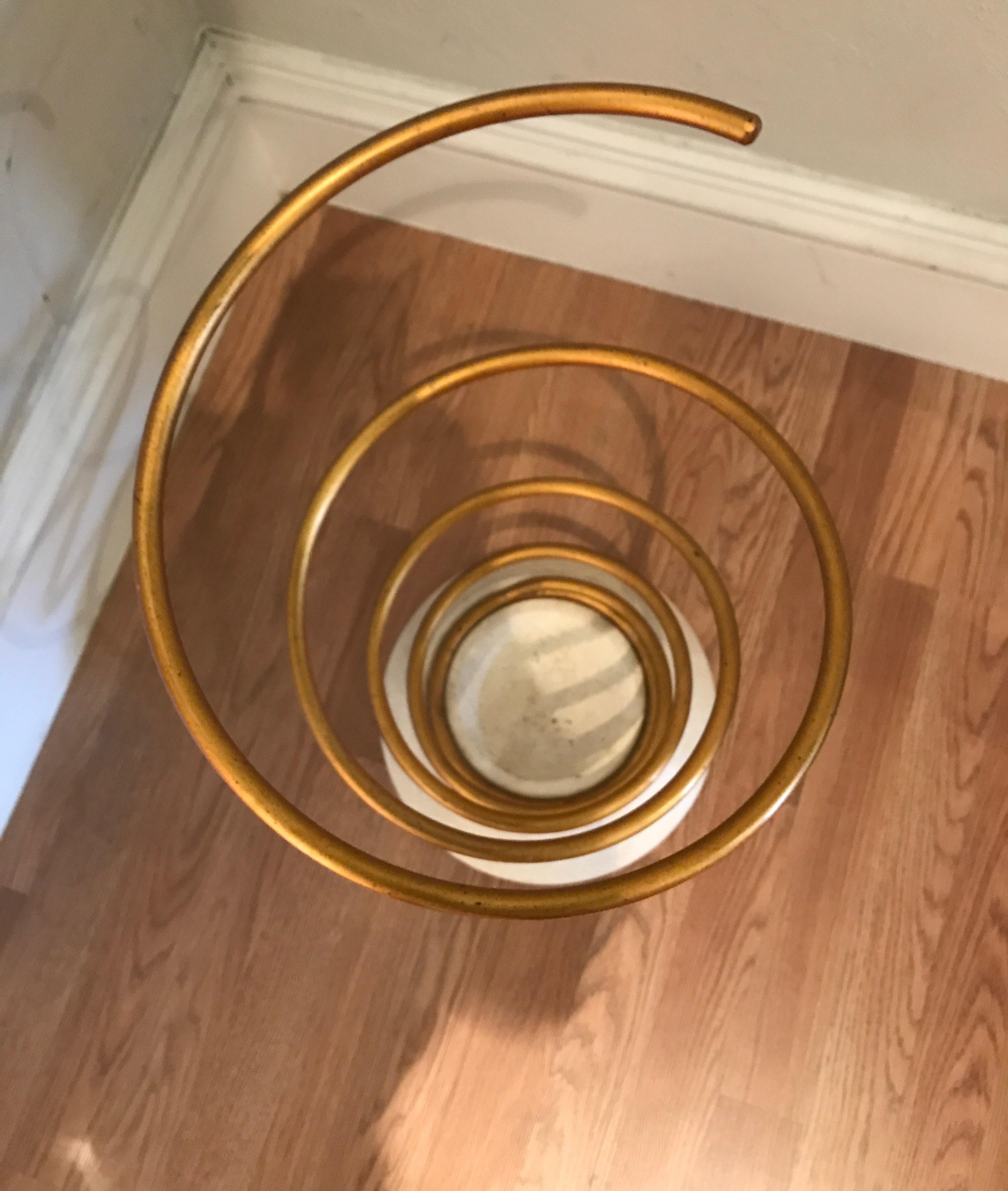 gold umbrella stand