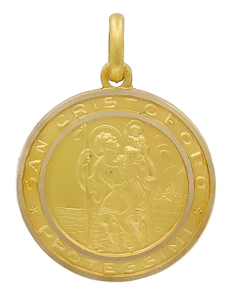 st christopher car medal