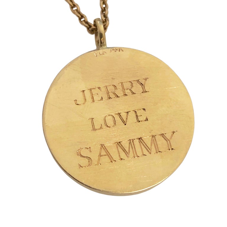 Gold Star Of David Pendant Gift From Sammy Davis Jr And Worn By David Pendant Gift From Sammy Davis Jr