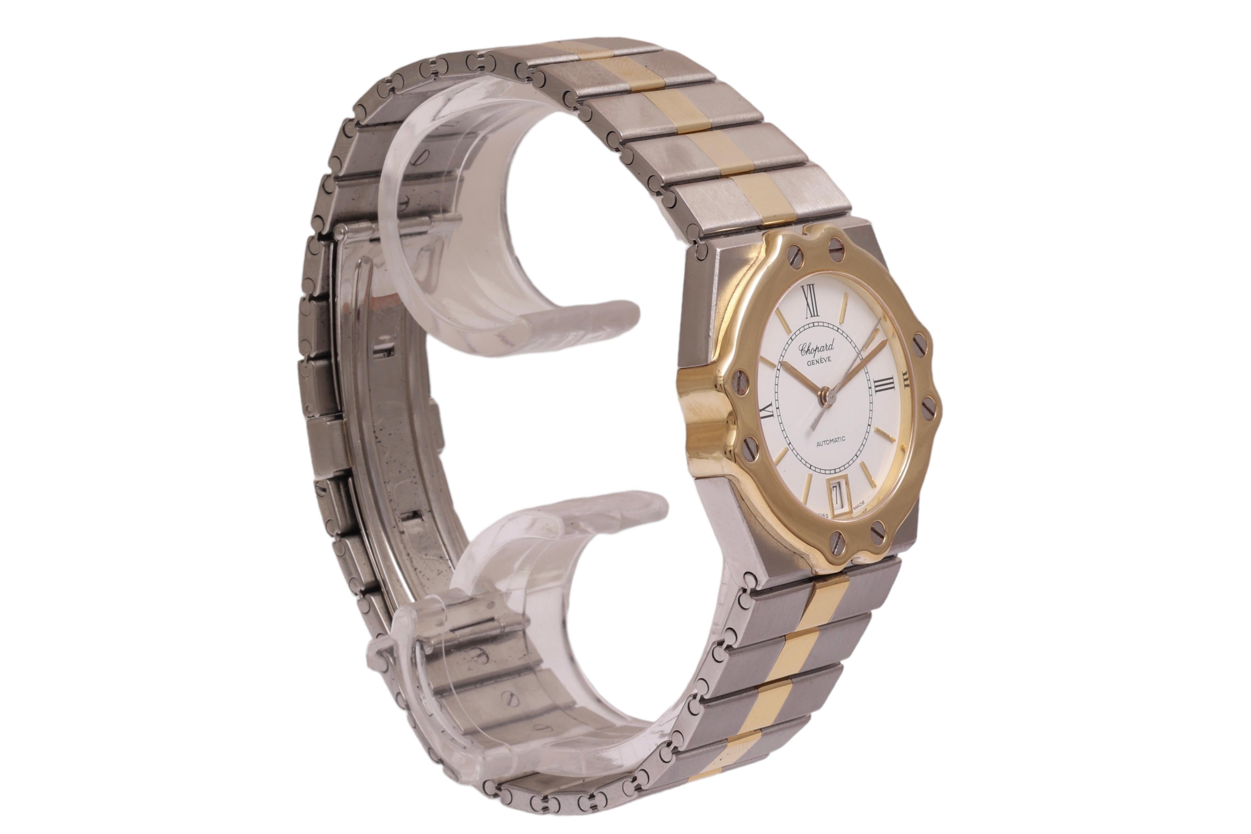 Gold & Stahl Chopard St Moritz Automatik-Armbanduhr (Kunsthandwerker*in) im Angebot