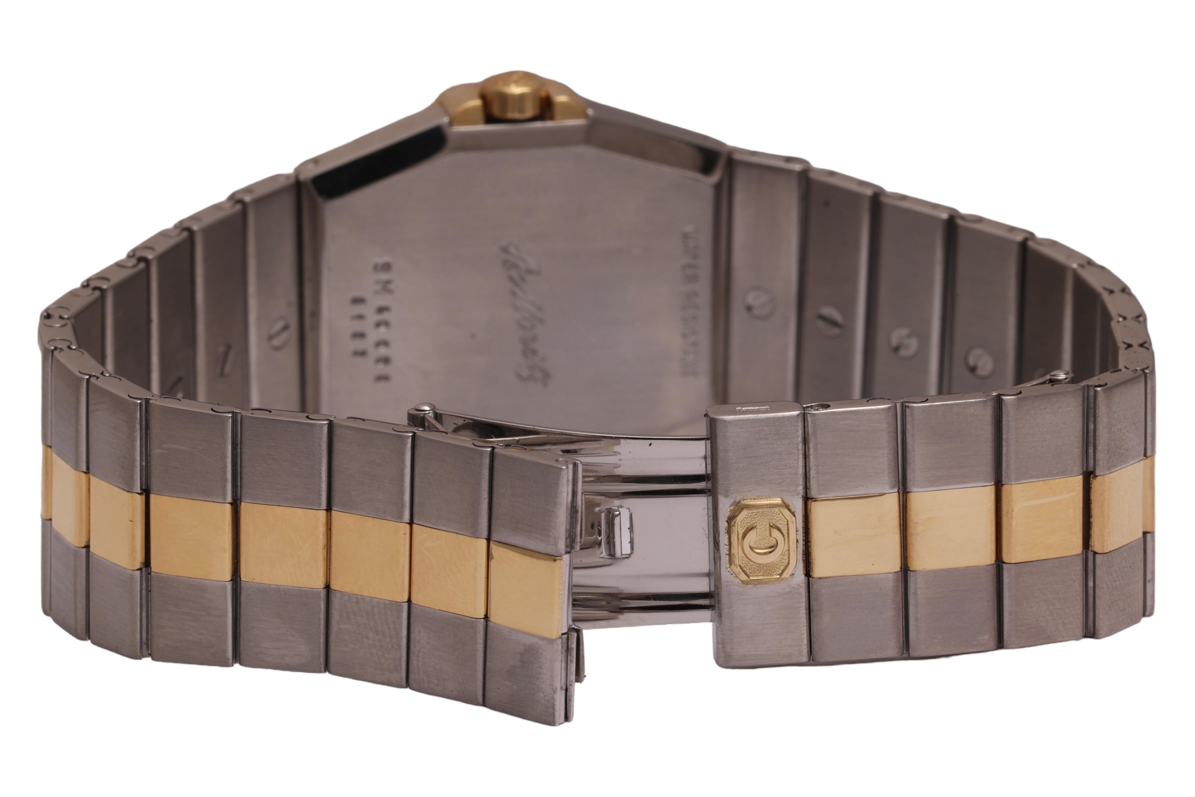 Gold & Steel Chopard St Moritz Automatic Wrist Watch For Sale 1