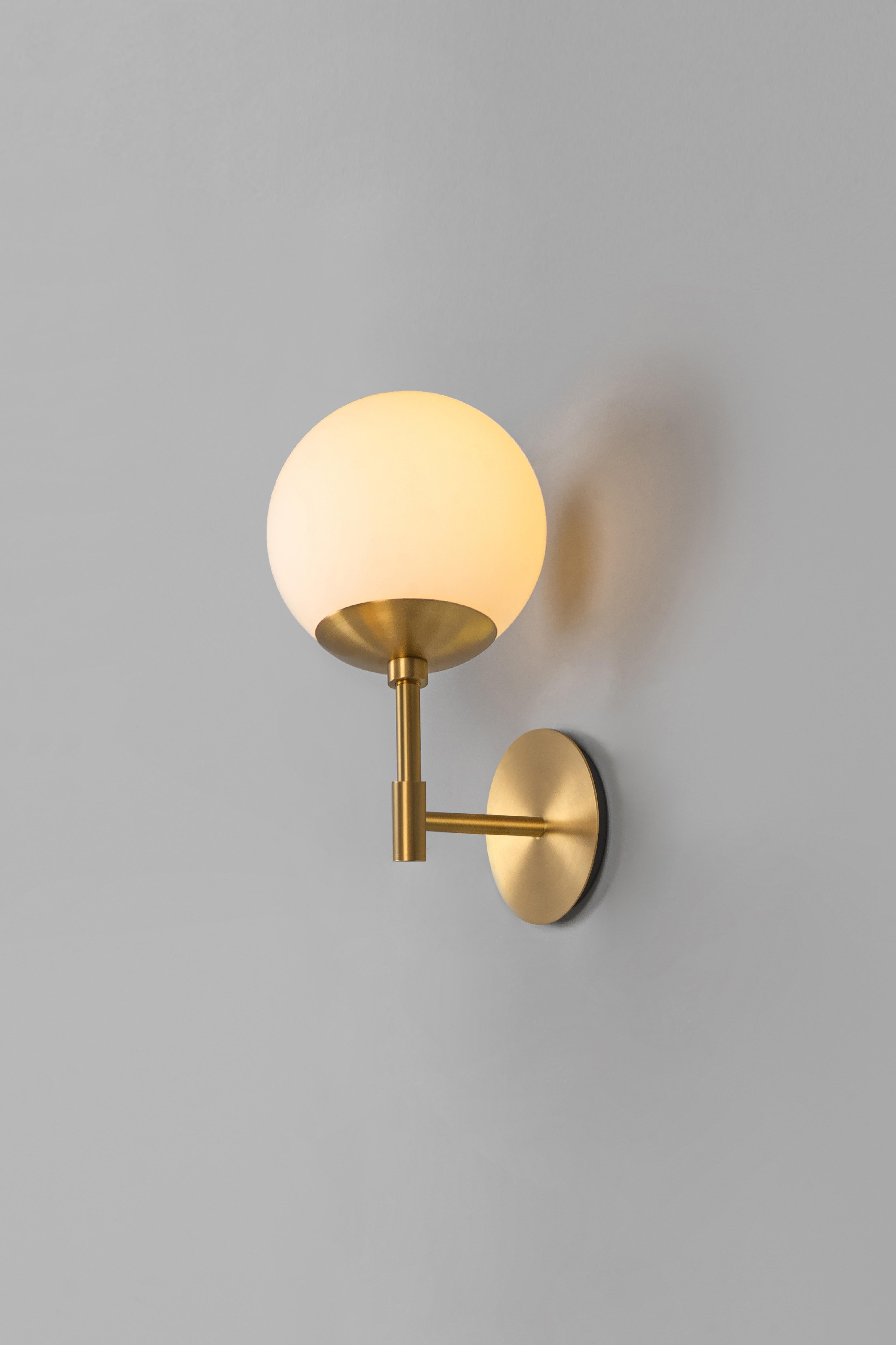 Modern Gold Sunset Wall Sconce by Schwung For Sale