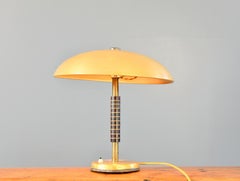 Lampada da tavolo dorata di SBF, circa anni '40