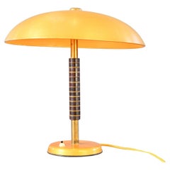 Lampada da tavolo dorata di SBF, circa anni '40