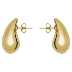 Gold Teardrop Earrings