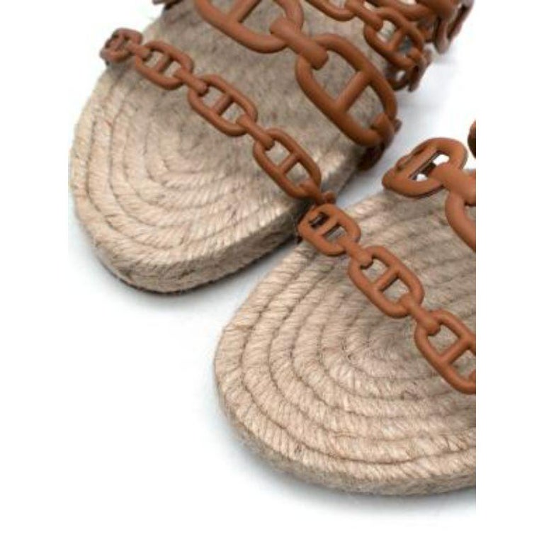 Gold Thalassa Espadrille Sandals For Sale at 1stDibs