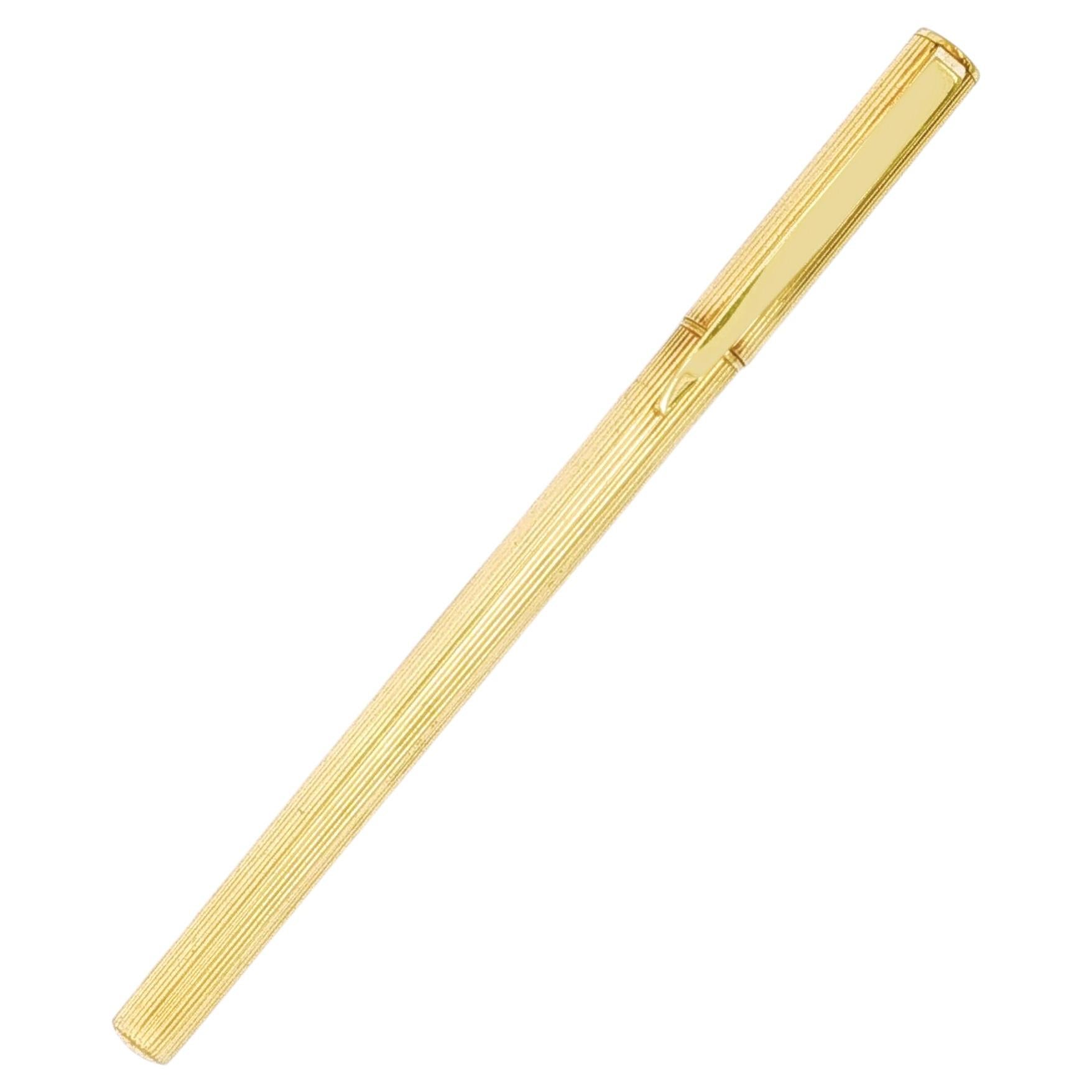 Gold Thermometer Pocket Case, English 18 Karat