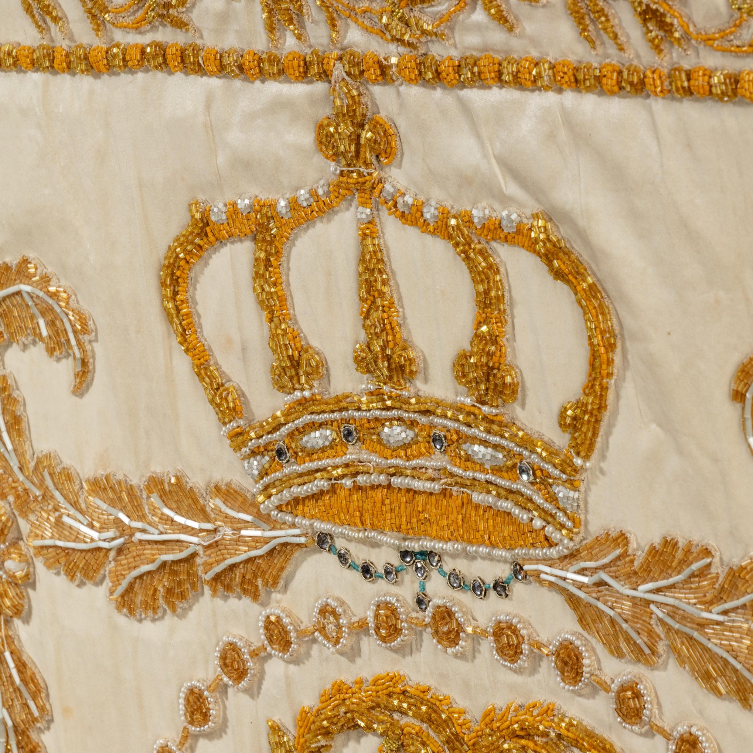 Gold Thread Embroidery of Royal French Interest 5