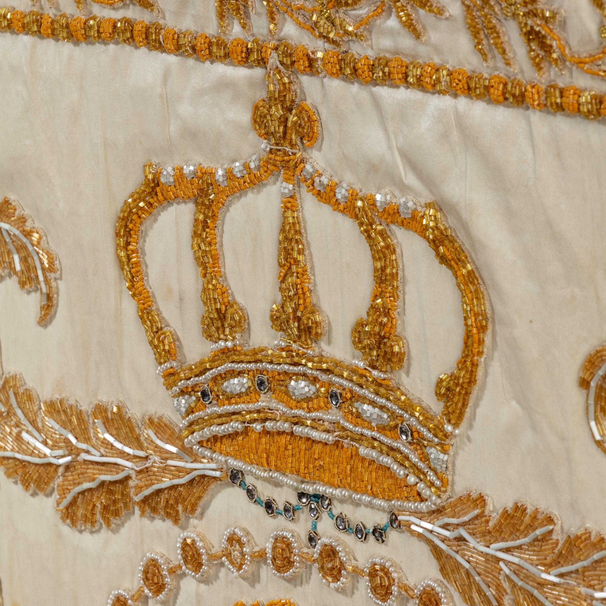 Gold Thread Embroidery of Royal French Interest 4