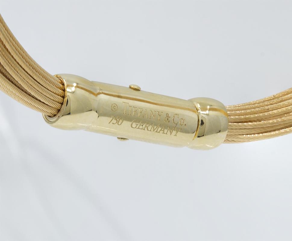 Gold Tiffany & Co. 30-Strand Bracelet In Excellent Condition In New York, NY