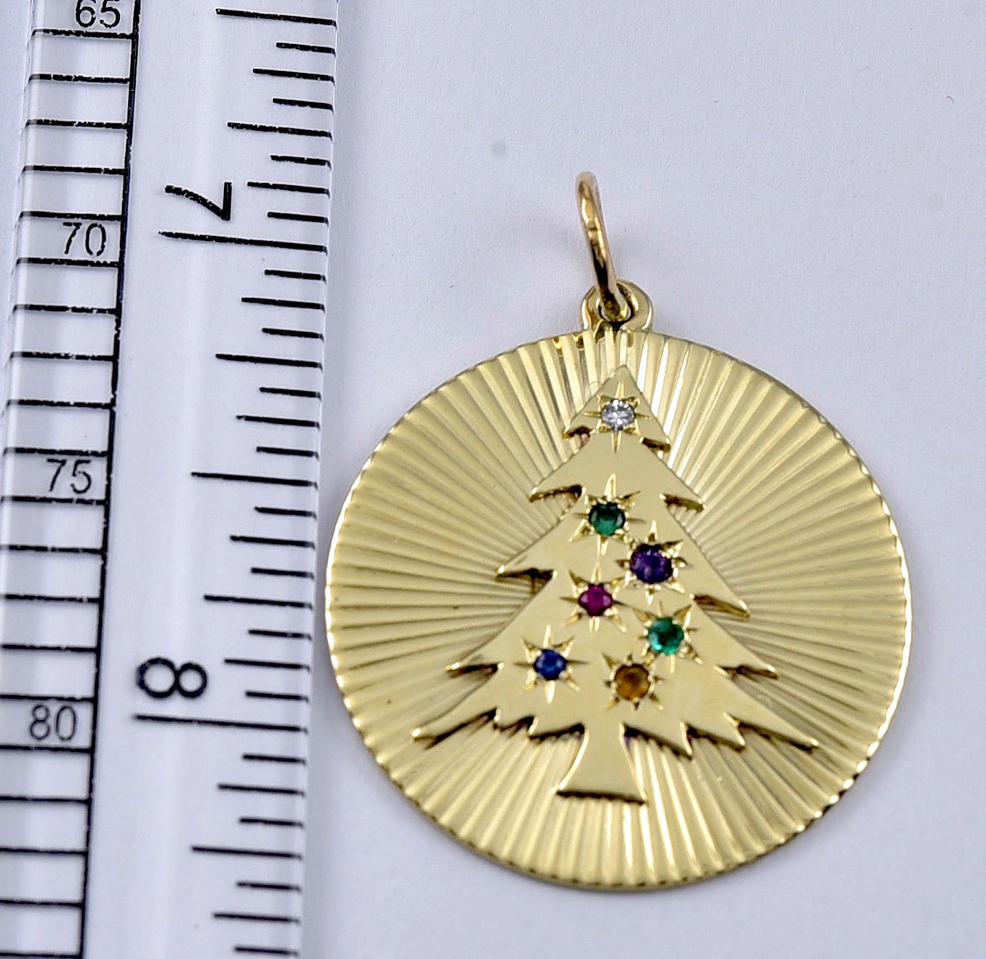 tiffany christmas tree charm