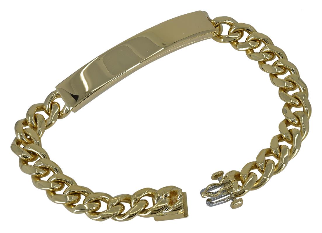 Gold Tiffany and Co. ID Bracelet For Sale at 1stDibs | tiffany id 