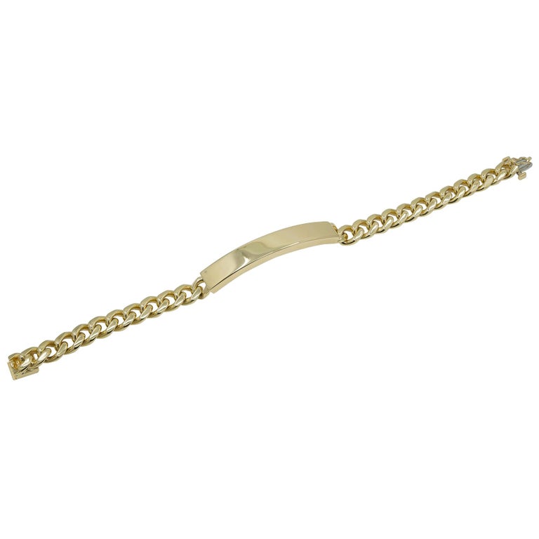 Gold Tiffany and Co. ID Bracelet For Sale at 1stDibs | tiffany id ...