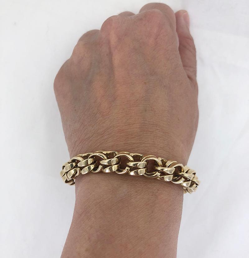 tiffany and co gold chain bracelet