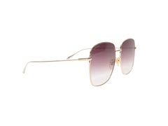 Gold-Tone Gucci Oversized Charm-Embellished Sunglasses