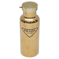 Gold-Tone Prada Metal Reusable Drink Bottle